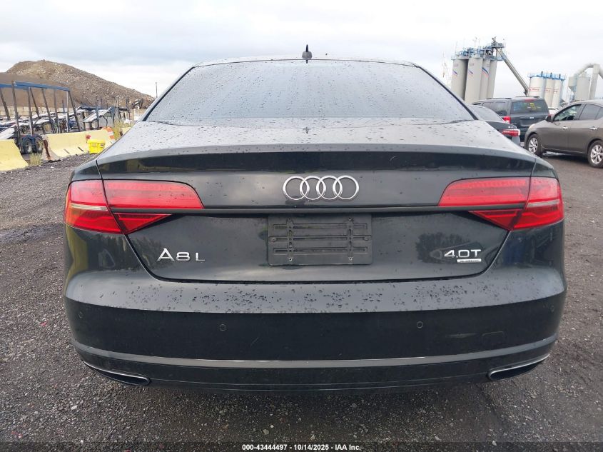 2015 Audi A8 L 4.0T VIN: WAU32AFD0FN002508 Lot: 43444497