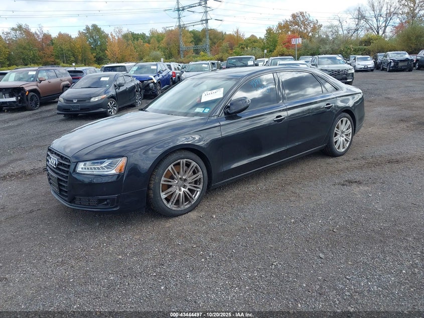 Vin: wau32afd0fn002508, lot: 43939348, audi a8 l 4.0t 20152