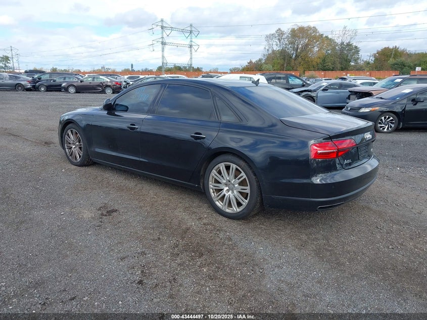 Vin: wau32afd0fn002508, lot: 43939348, audi a8 l 4.0t 20153