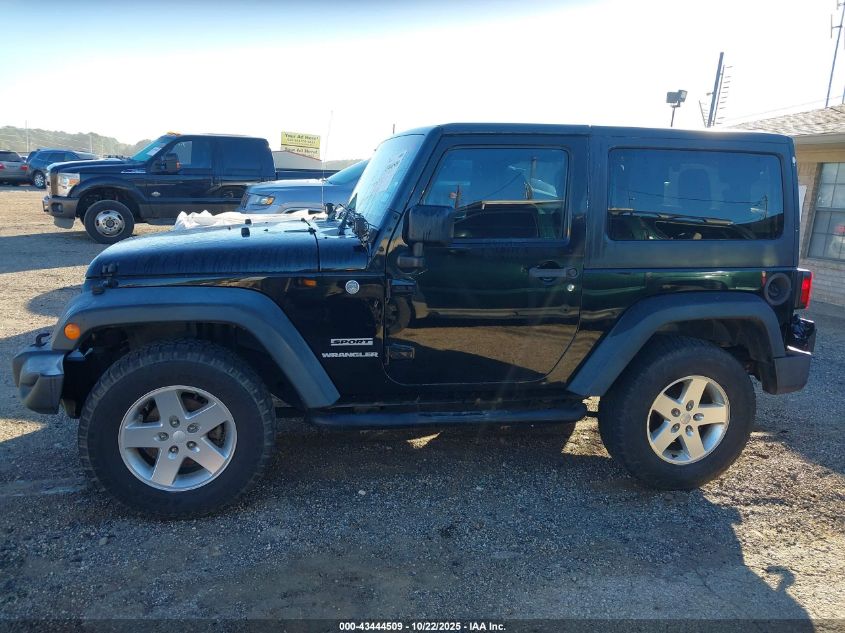 2013 Jeep Wrangler Sport VIN: 1C4AJWAG4DL627904 Lot: 43444509