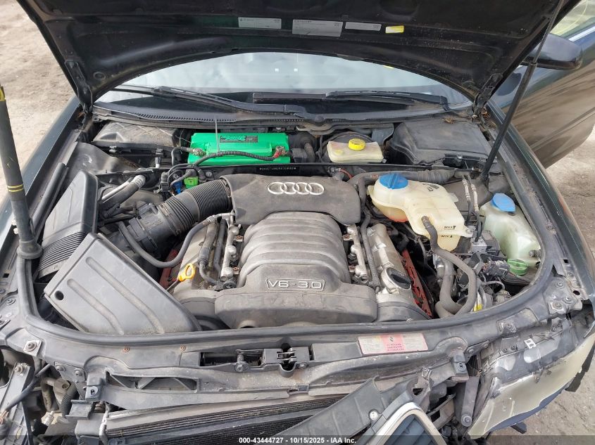 2005 Audi A4 3.0 VIN: WAUDT48H25K009592 Lot: 43444727