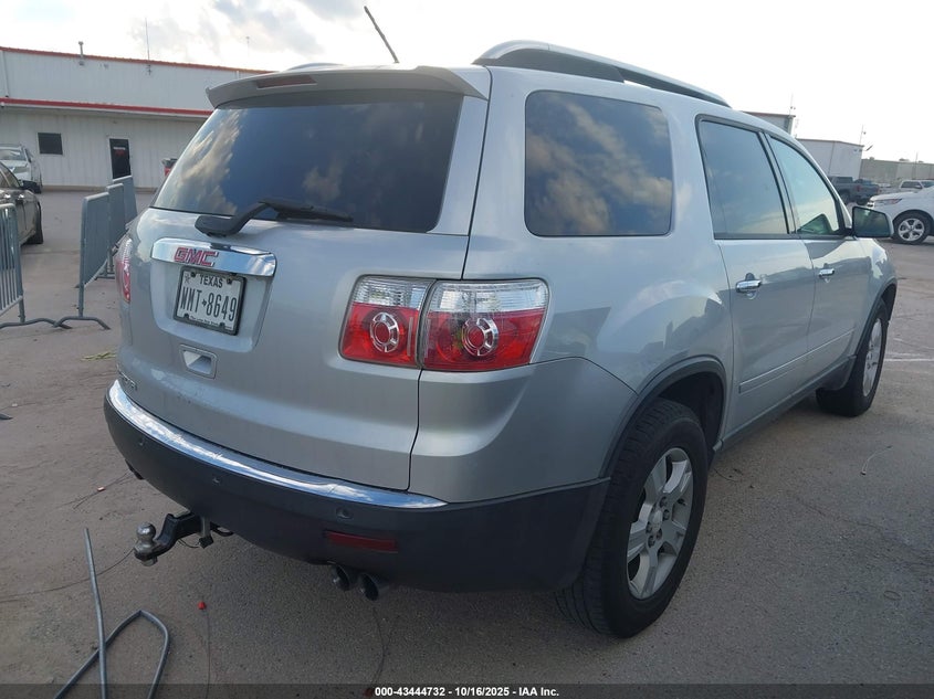 Vin: 1gklrled8aj103957, lot: 43939583, gmc acadia sle 20104