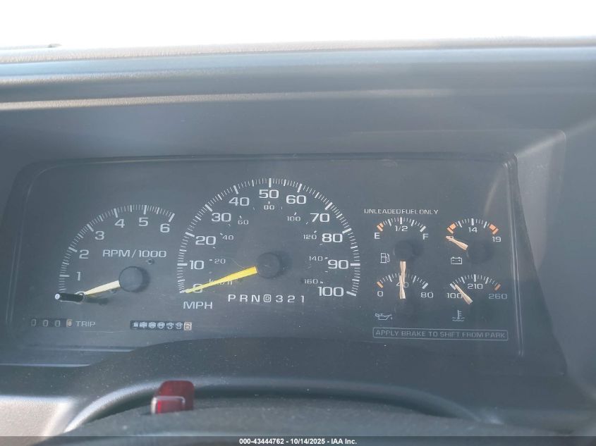 1997 Chevrolet Tahoe Ls VIN: 1GNEC13R3VJ392333 Lot: 43444762