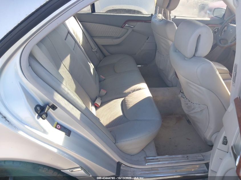 2003 Mercedes-Benz S 430 VIN: WDBNG70J33A321501 Lot: 43444765