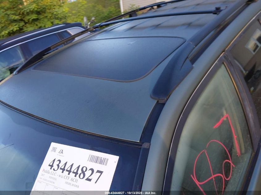 2007 Toyota Highlander V6 VIN: JTEHP21A170202384 Lot: 43444827