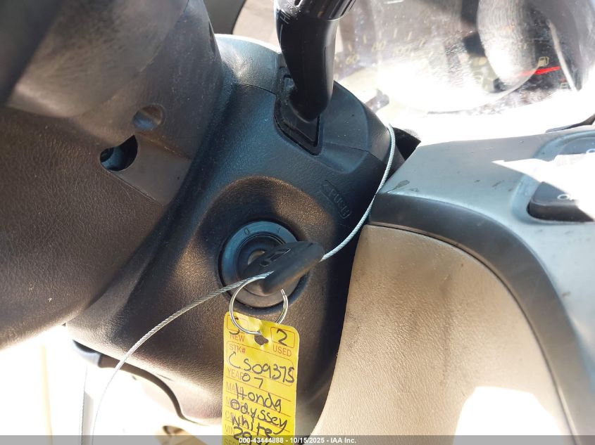 2007 Honda Odyssey Ex-L VIN: 5FNRL38747B412936 Lot: 43444888