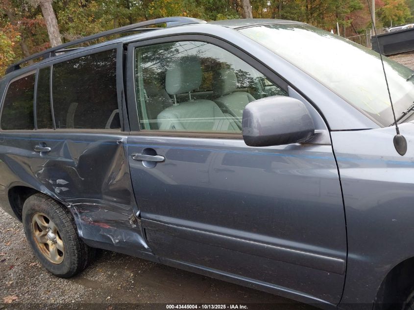 2007 Toyota Highlander V6 VIN: JTEEP21A070216179 Lot: 43445004