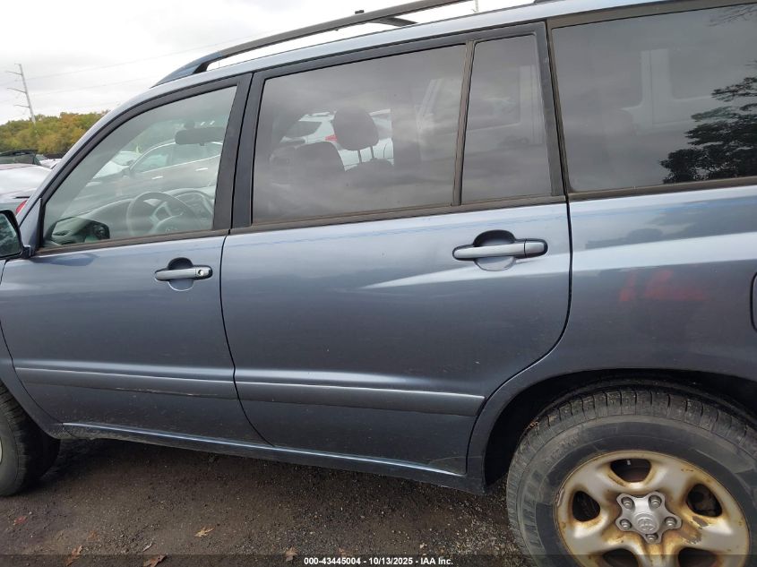 2007 Toyota Highlander V6 VIN: JTEEP21A070216179 Lot: 43445004