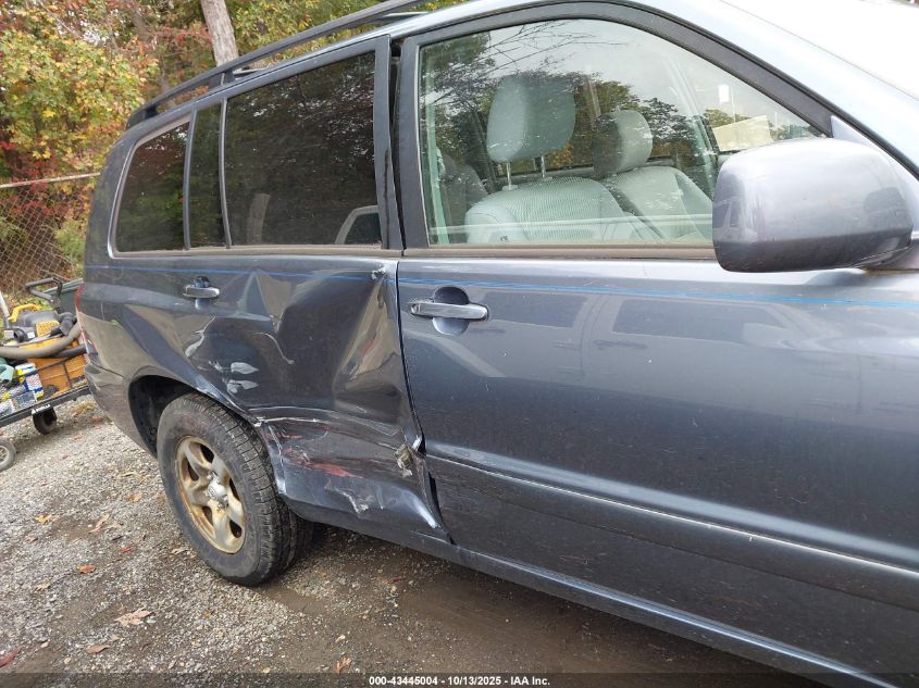 2007 Toyota Highlander V6 VIN: JTEEP21A070216179 Lot: 43445004