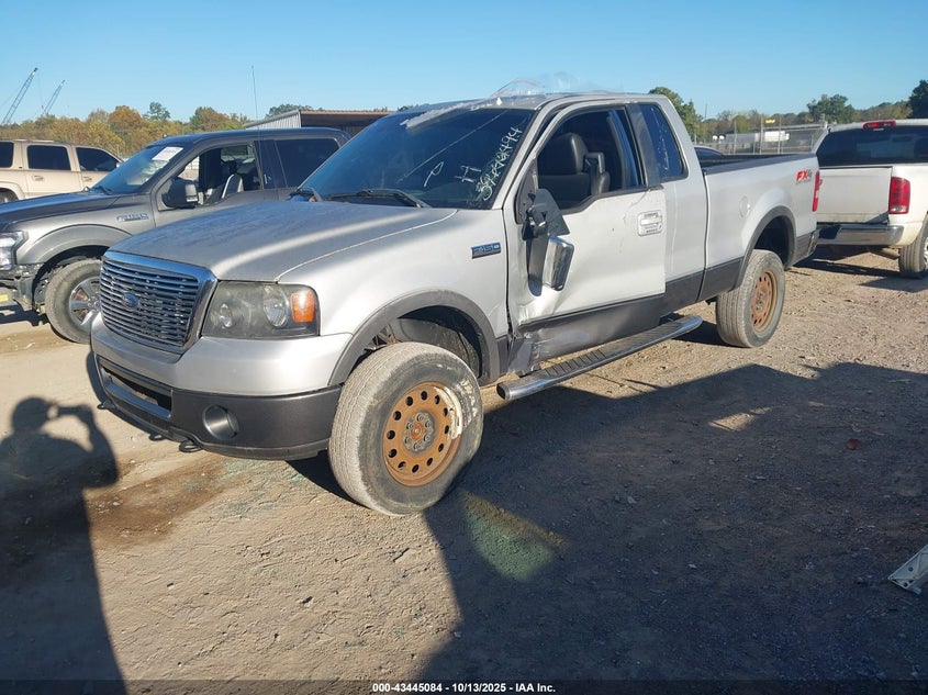 2008 Ford F-150 Fx4/Lariat/Xl/Xlt grey truck gasoline 1FTPX14538KE41112 photo #3