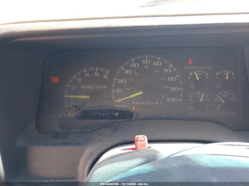 1998 Chevrolet K1500 Fleetside VIN: 2GCEK19R8W1255614 Lot: 43445160