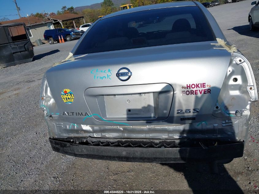 2006 Nissan Altima 2.5 S VIN: 1N4AL11D26C250551 Lot: 43445220