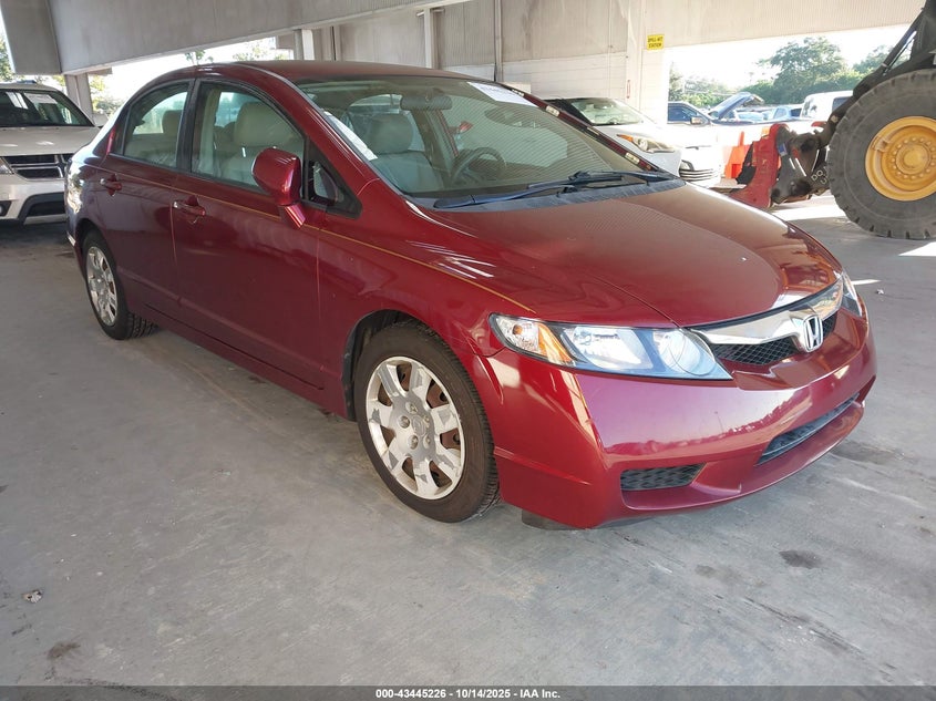2HGFA1F5XAH554600 2010 Honda Civic Lx auction photo 1