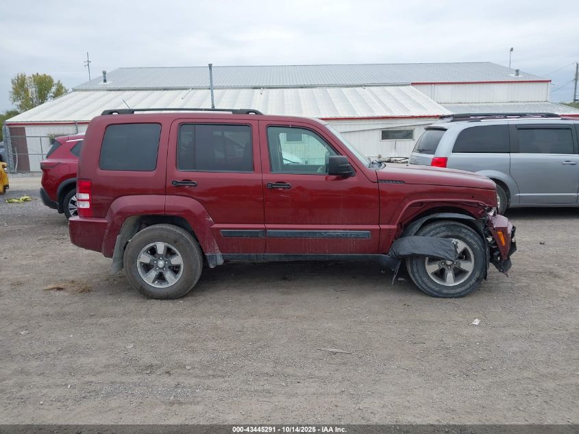 2008 Jeep Liberty Sport VIN: 1J8GN28KX8W234925 Lot: 43445291