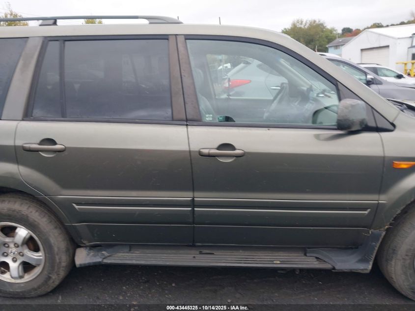 2006 Honda Pilot Ex-L VIN: 5FNYF18526B026388 Lot: 43445325