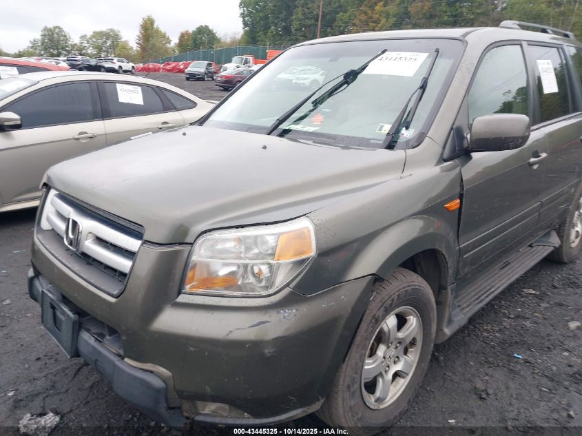 2006 Honda Pilot Ex-L VIN: 5FNYF18526B026388 Lot: 43445325