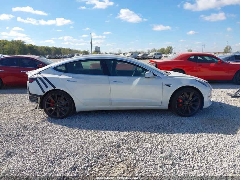 2020 Tesla Model 3 Performance Dual Motor All-Wheel Drive VIN: 5YJ3E1EC7LF623838 Lot: 43445365