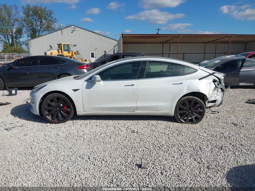 2020 Tesla Model 3 Performance Dual Motor All-Wheel Drive VIN: 5YJ3E1EC7LF623838 Lot: 43445365