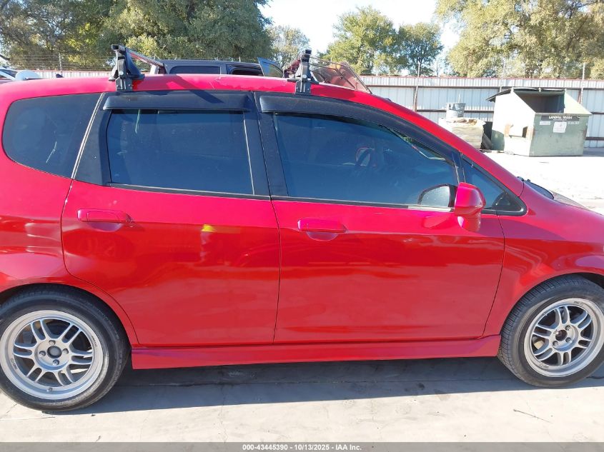 2008 Honda Fit Sport VIN: JHMGD37698S038517 Lot: 43445390