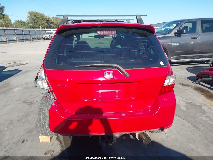 2008 Honda Fit Sport VIN: JHMGD37698S038517 Lot: 43445390