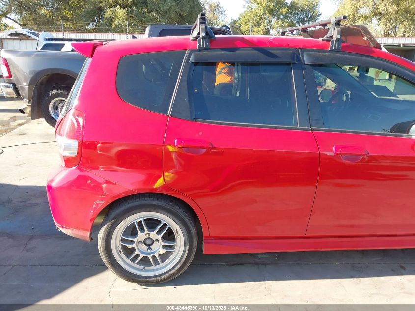 2008 Honda Fit Sport VIN: JHMGD37698S038517 Lot: 43445390