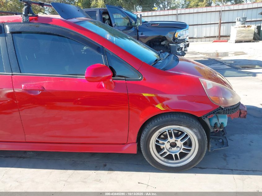 2008 Honda Fit Sport VIN: JHMGD37698S038517 Lot: 43445390