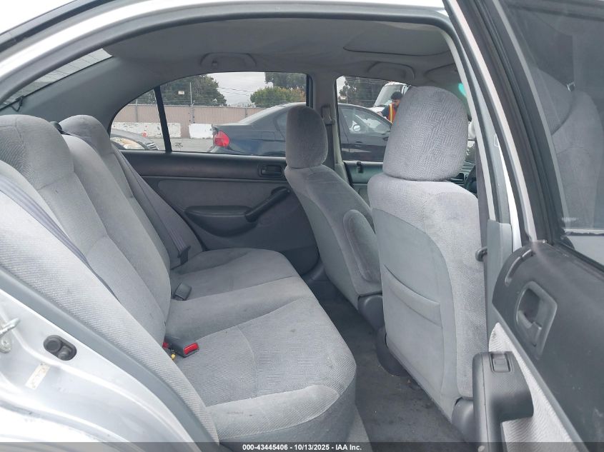 2001 Honda Civic Ex VIN: 2HGES26751H578464 Lot: 43445406