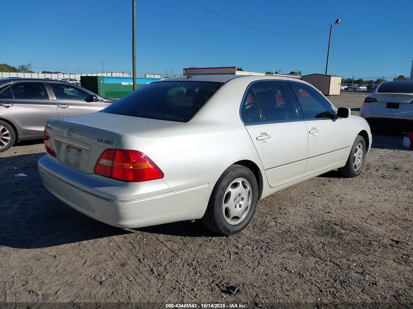 JTHBN30FX10045043 2001 LEXUS LS photo no. 4