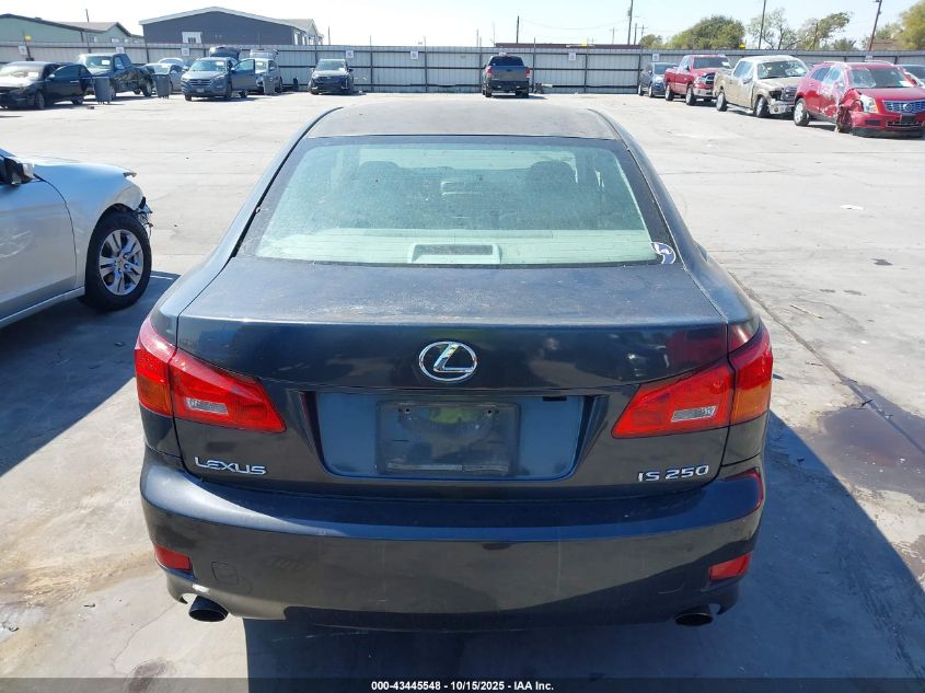 2006 Lexus Is 250 VIN: JTHBK262662004508 Lot: 43445548