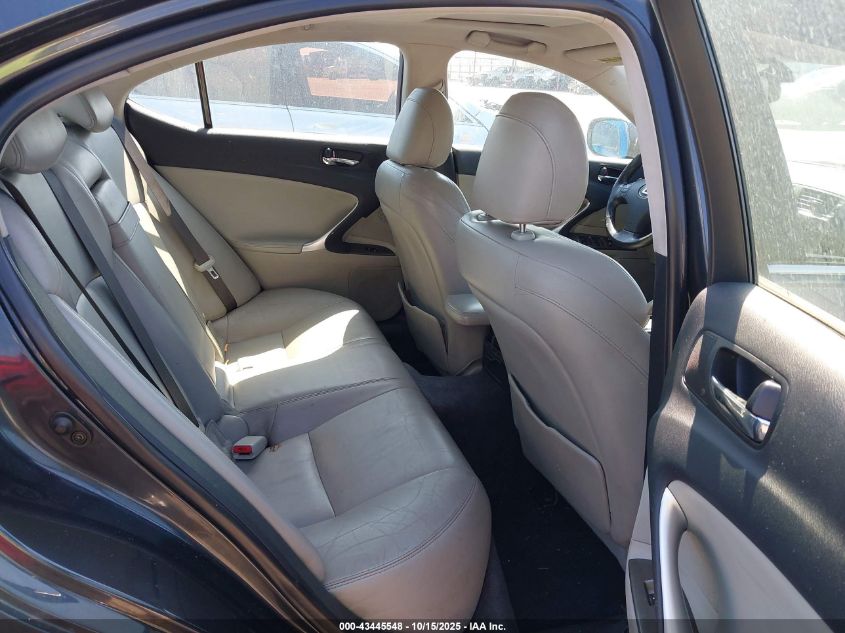 2006 Lexus Is 250 VIN: JTHBK262662004508 Lot: 43445548