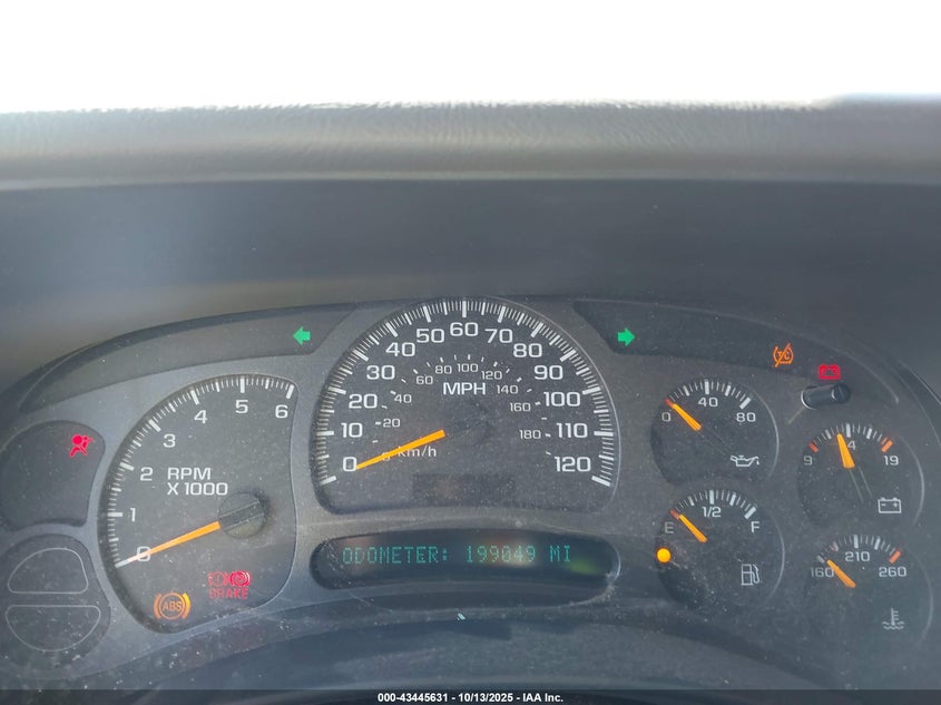 2003 GMC Yukon Sle VIN: 1GKEC13V53R293361 Lot: 43445631