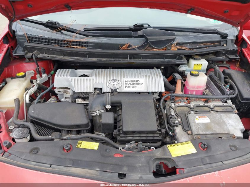 2010 Toyota Prius V VIN: JTDKN3DUXA0062922 Lot: 43445639