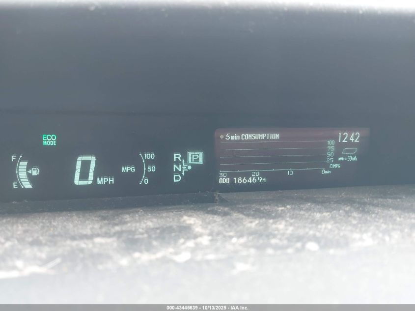 2010 Toyota Prius V VIN: JTDKN3DUXA0062922 Lot: 43445639