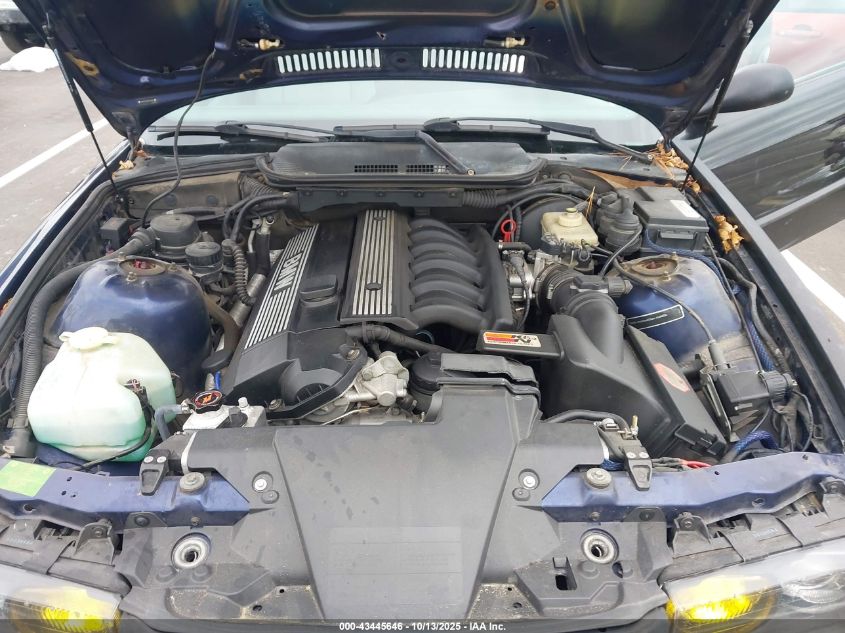 1997 BMW 328Is VIN: WBABG2320VET34596 Lot: 43445646