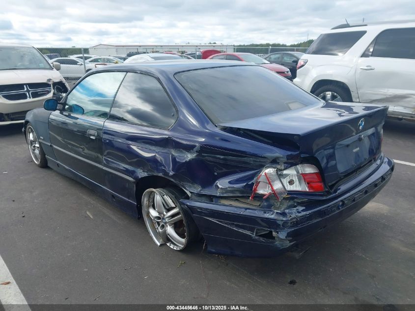 1997 BMW 328Is VIN: WBABG2320VET34596 Lot: 43445646