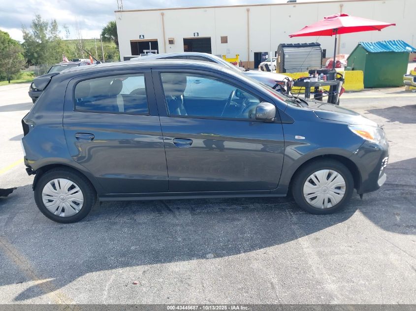2024 Mitsubishi Mirage Es/Le VIN: ML32AUHJ5RH028596 Lot: 43445687