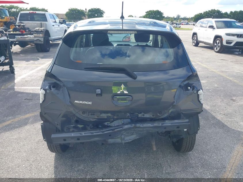 2024 Mitsubishi Mirage Es/Le VIN: ML32AUHJ5RH028596 Lot: 43445687