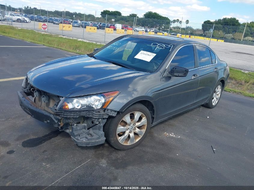 2008 Honda Accord 2.4 Ex-L grey sedan gasoline 1HGCP268X8A019809 photo #3