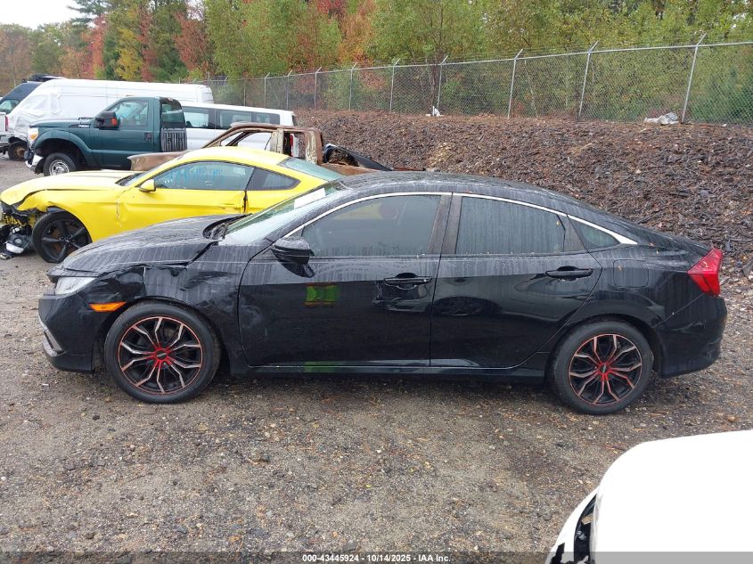 2019 Honda Civic Lx VIN: 2HGFC2F61KH554012 Lot: 43445924