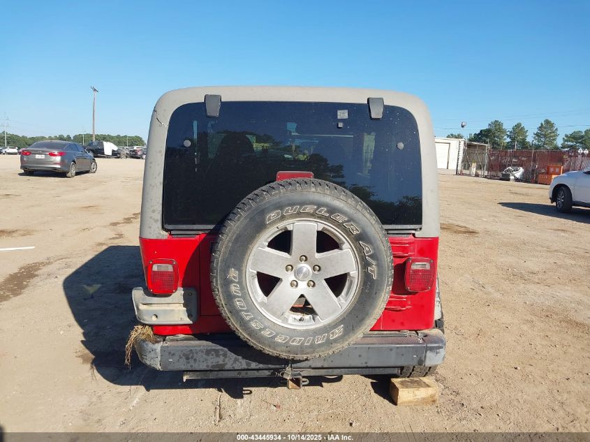 2000 Jeep Wrangler Sport VIN: 1J4FA49S8YP764016 Lot: 43445934