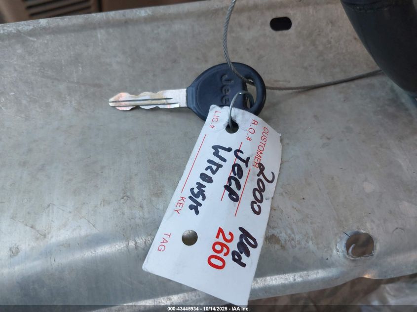 2000 Jeep Wrangler Sport VIN: 1J4FA49S8YP764016 Lot: 43445934