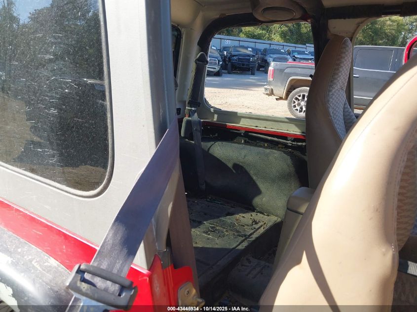 2000 Jeep Wrangler Sport VIN: 1J4FA49S8YP764016 Lot: 43445934