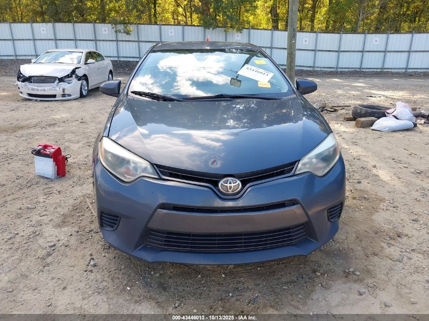 2016 Toyota Corolla Le VIN: 2T1BURHE7GC583197 Lot: 43446013