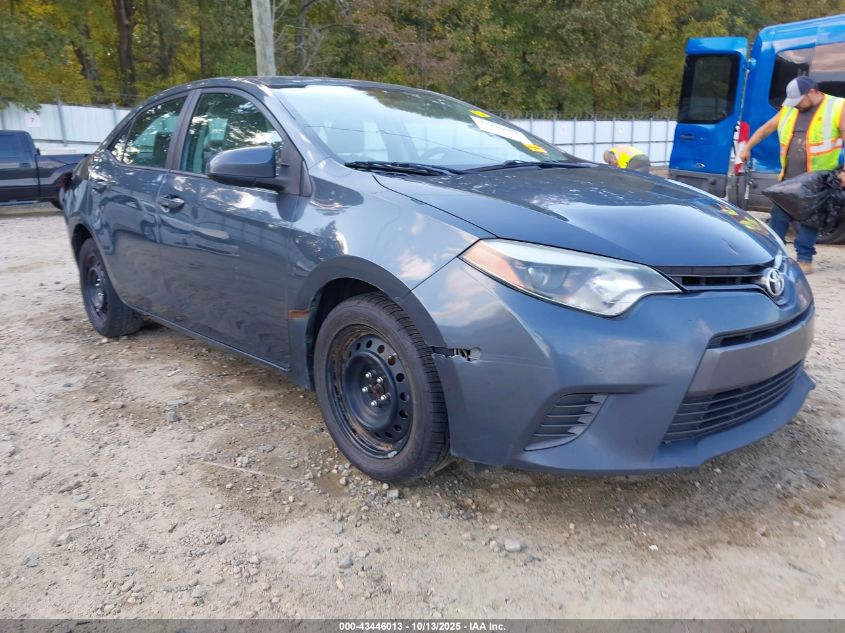 2016 Toyota Corolla Le VIN: 2T1BURHE7GC583197 Lot: 43446013