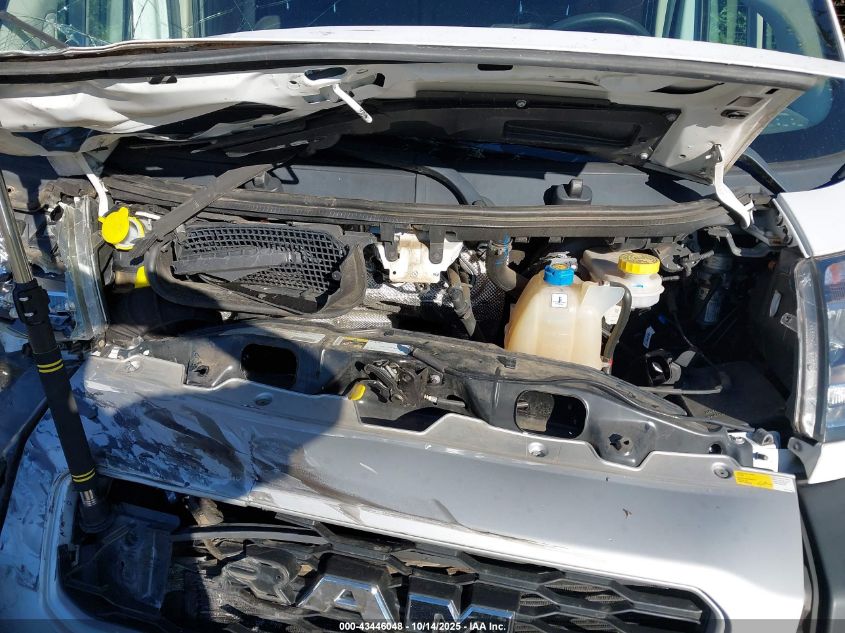 2021 Ram Promaster 3500 High Roof 159 Wb VIN: 3C6MRVHG8ME558432 Lot: 43446048