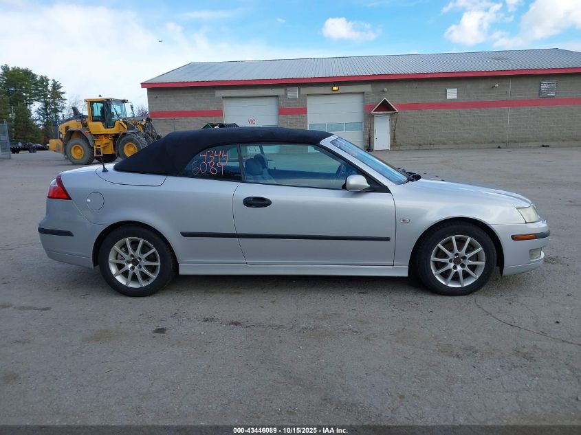 2004 Saab 9-3 Arc VIN: YS3FD79Y846007435 Lot: 43446089