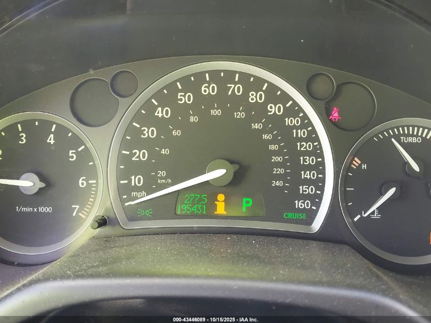 2004 Saab 9-3 Arc VIN: YS3FD79Y846007435 Lot: 43446089