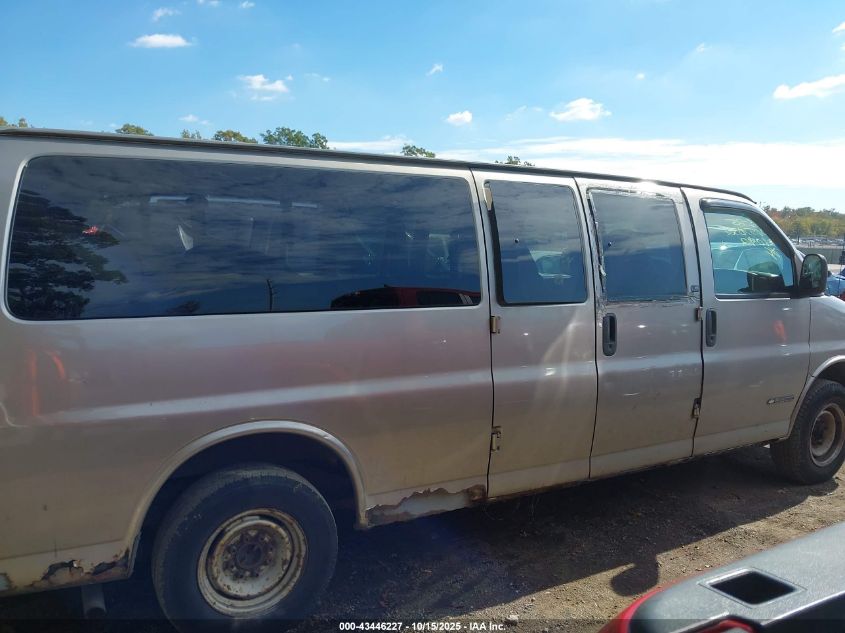 2002 Chevrolet Express VIN: 1GAGG29R221121092 Lot: 43446227