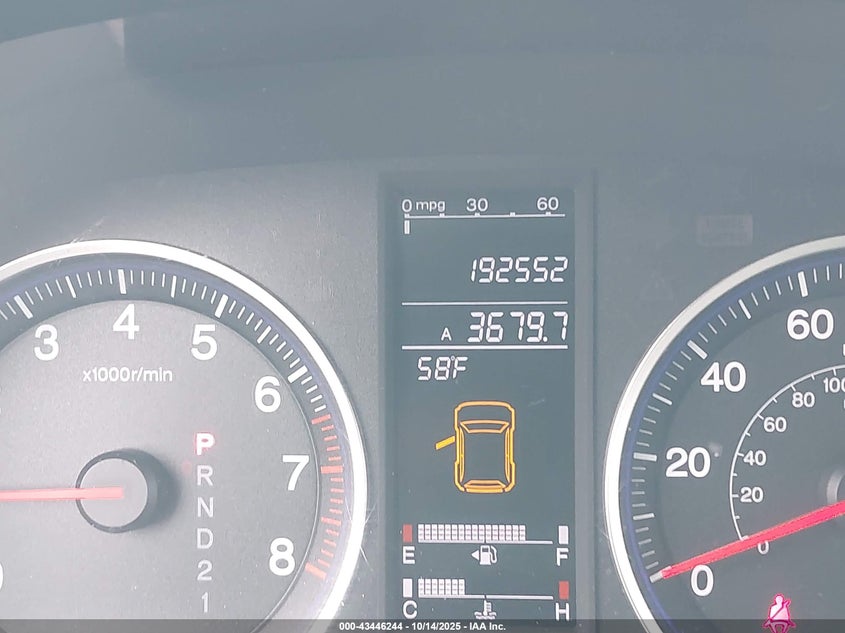 2008 Honda Cr-V Ex-L VIN: JHLRE48728C025402 Lot: 43446244