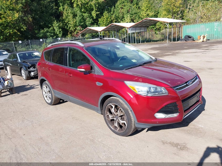 Vin: 1fmcu0j96fub15701, lot: 43941110, ford escape titanium 20151